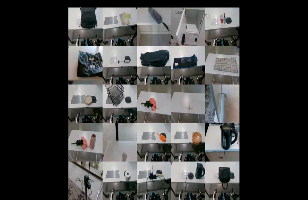 Mock preview representing humanoid robot demonstration data